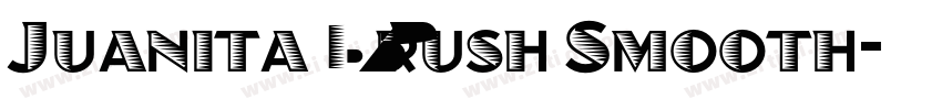Juanita Brush Smooth字体转换